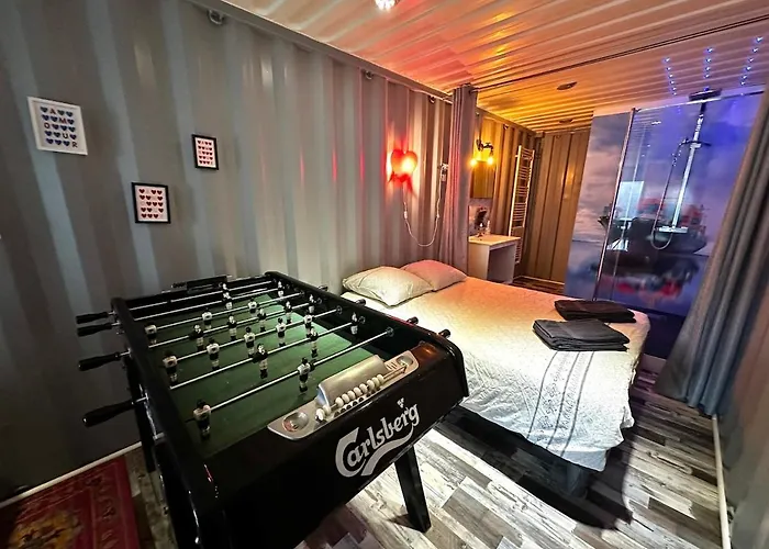 Апартаменты Sejour Insolite Dans Un Container Amenage A Avec Borne D'arcade Et Babyfoot Berck