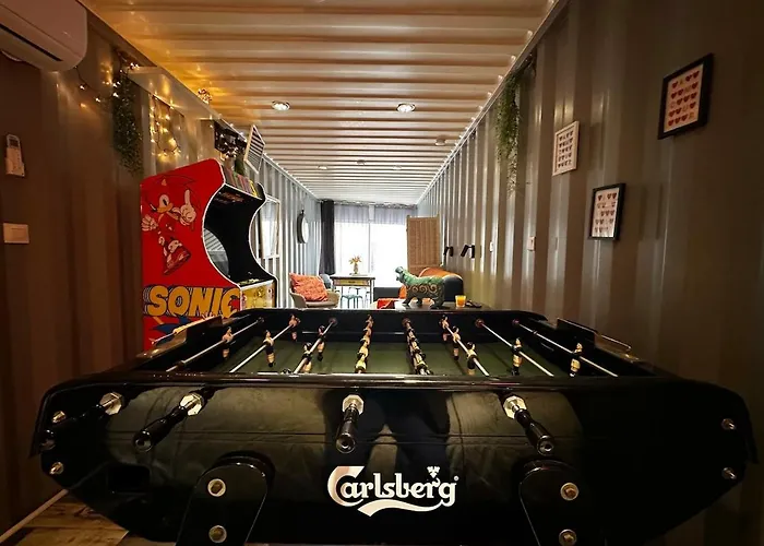 Sejour Insolite Dans Un Container Amenage A Avec Borne D'arcade Et Babyfoot Апартаменты *